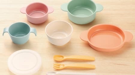 Greatly Improves Child-Raising Time Performance! Bulk Tableware Storage Jozu P," a set of tableware that can be neatly stored up to the lid, is scheduled to go on sale in early March 2024.