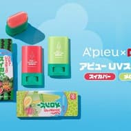 Lotte and Apew collaborate! Limited "Juicy Bread UV Stick Watermelon/Melon Bar" to be released in limited quantities on March 29, 2012.