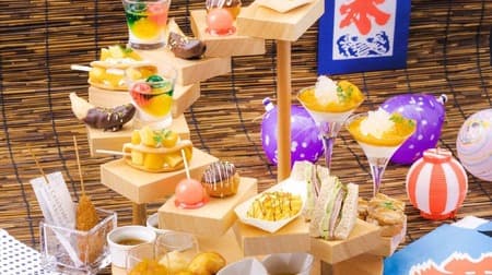 Cross Hotel Osaka launches "Afternoon Tea summer festival" themed summer festival afternoon tea with night stall menu on June 1.