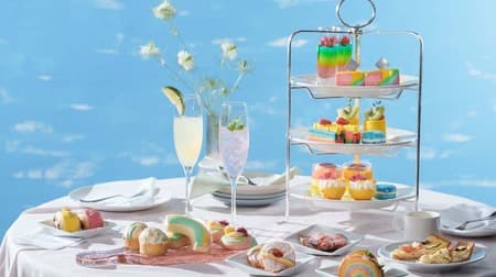 ウェスティンホテル仙台の新作『Dreaming Rainbow Afternoon Tea』が2024年7月6日より販売開始、色鮮やかなスイーツが魅力のアフタヌーンティーセット