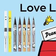 Love Liner "PEANUTS" designed eyeliner! Colorful reusable bottles with multicolor printing