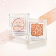Convenience Store Cosmetics] Paradoo "Single Eyeshadow" PK02 Icy Pink and OR02 Icy Orange! At Seven-Eleven