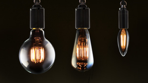 Beautiful LED light bulb "Siphon" that reproduces the filament of an incandescent light bulb