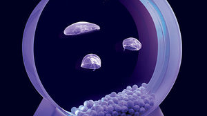 Feed the jellyfish in your room on Friday night-Jellyfish breeding kit "Desktop Jellyfish Tank"