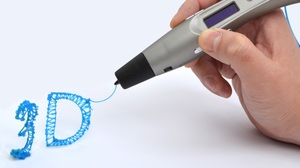 Is it magical? A 3D printing pen that draws images in the air and a speed adjustment function make it safe for beginners