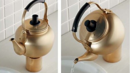 やかんのお水、召し上がれ ― カクダイのユニークな蛇口「Da Reyaアイキャッチ水栓」