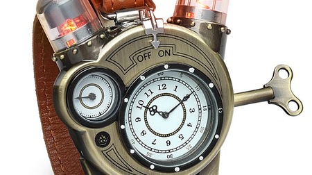 Watch "Tesla Watch" with a vacuum tube design