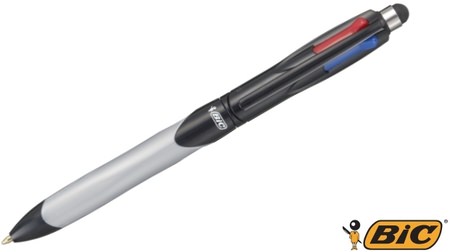 BICの4色ボールペンとタッチペンが合体--「BIC 4C スタイラスペン」発売
