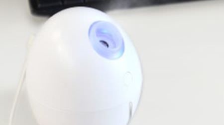 "Egg-shaped USB humidifier" that protects your skin from dryness in the office