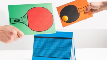 Notebooks born as table tennis rackets ... "Table Tennis Notebooks" equipped with full-scale rubber (?)