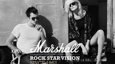 Rock guy & girlfriend ♪ Amp maker "Marshall" eyewear is now available