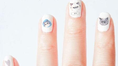 Cat at your fingertips-Hello Harriet!'S new nail sticker "Colorful Cat"