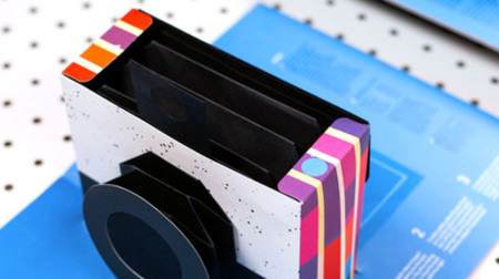 This book is a camera-a pinhole camera pops out when you open the page "This Book is a Camera"