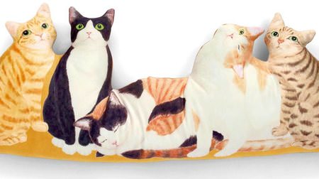 世界の猫と“ネコまみれ”―「猫まみれハーレムクッション 」、フェリシモ猫部から