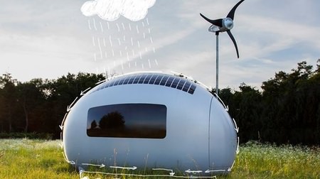 Self-supporting mini house "Ecocapsule" that does not require electricity or water starts accepting pre-orders