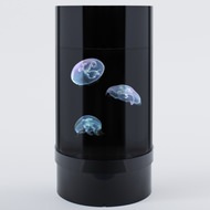 日曜の晩も、おウチのクラゲに餌あげて ― クラゲをもっと美しくディスプレイする「Jellyfish Cylinder Nano」