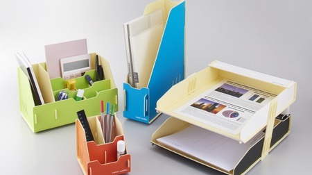 Make your desk fashionable and refreshing-Launch of "Color Units", a desk organizer that looks like imported miscellaneous goods