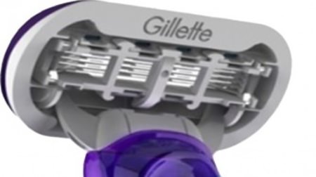 The head moves freely with the "flexi ball"! "Gillette Venus Swirl"