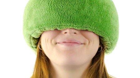 Eye mask + earplugs + neck pillow = "Wrap-a-Nap" -a pillow that sleeps on airplanes, offices, and toilets