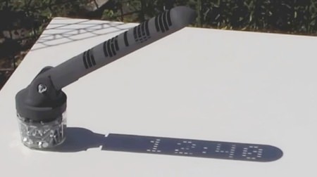 Digital sundial "Digital Sundial" -A secret that does not use electricity is a 3D printer?