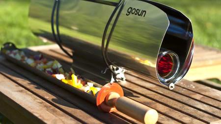 Eco-friendly oven "GoSun Sport" that cooks with the heat of the sun