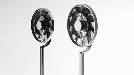 Design fan "PIROUETTE" that rotates 360 degrees lightly