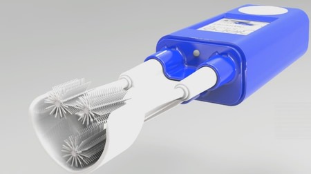 10秒で歯を磨ける電動歯ブラシ「GlareSmile」…その秘密は、3つのブラシ！