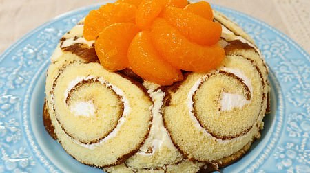 【レシピ】市販のロールケーキを“ドームケーキ”にアレンジ--お誕生日やパーティーにもどうぞ
