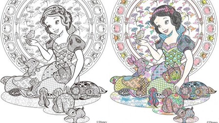 Disney animals become adult coloring books! Is there a healing effect with the "tangle pattern"?