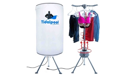 【海外の面白家電】ポータブル衣類乾燥機「Tidalpool Portable Clothes Dryer」
