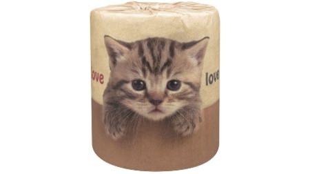 ネコ好きのためのトイレットペーパー「やっぱり猫が好き」、9月1日発売！