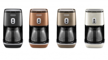 Coffee maker from Delonghi "Distinta Collection"-Adopts "Titanium Coat Filter" to extract the original taste of coffee