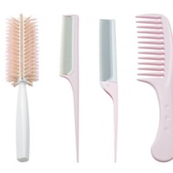 天然毛のヘアブラシ「toucherie」が貝印から--白とピンクで可愛い