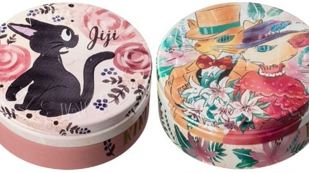 Designed a romantic Ghibli can, "Witch's Takkyubin" and "Whisper of the Heart" in "Steam Cream"