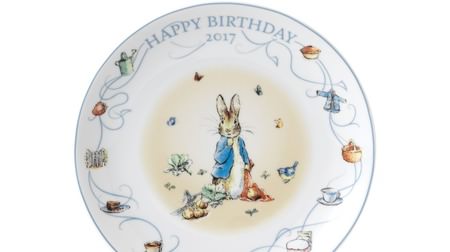 For babies born in 2017 ... "Peter Rabbit" birthday plate