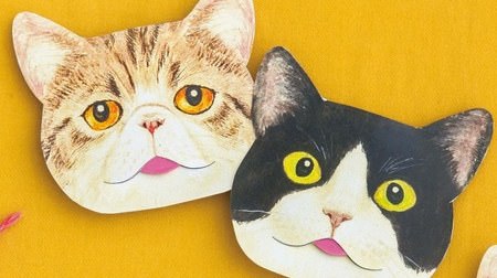 Use Nyanko's tongue to squeeze the shine ♪ "Forget the tongue and oil blotting paper"
