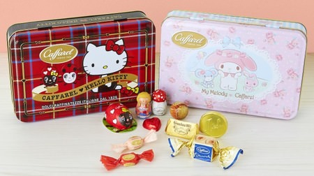 Please take good care of the cans ♪ A cute collaboration chocolate between "Caffarel" and Sanrio characters