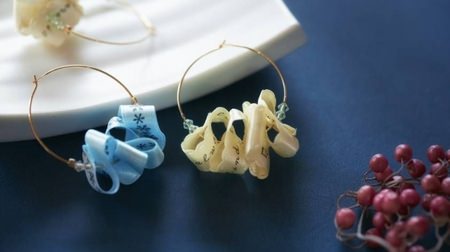 Handmade ideas released using Tepla ribbons--pierced earrings, sushi, barrettes, etc.