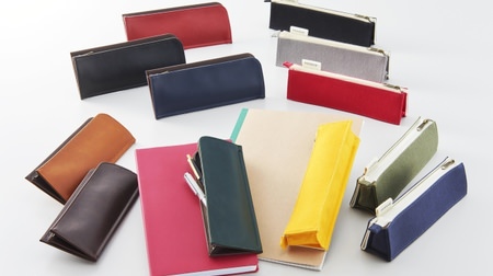 Pen case "Pensam" that can be fixed to a notebook, all 4 types with new types added