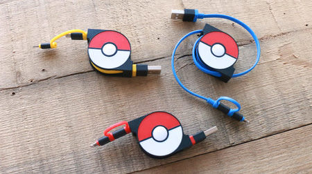 Don't forget to bring a monster ball when you go out! Charging cable to keep the cord clean