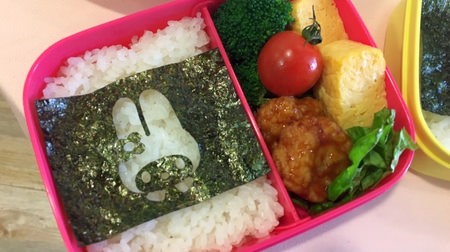 Introducing "Nori" that can be used as a deco-ben just by putting it on rice--Easy to use my melody and messages