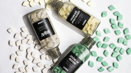 Tablet-shaped mouthwash from "LUSH" --A new habit after brushing your teeth