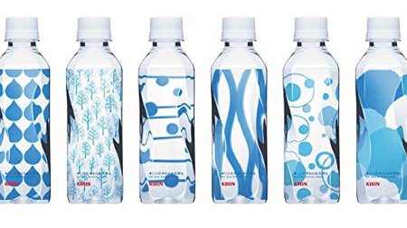Just right for "carrying"! The bottle is also fashionable "Kirin's soft natural water"