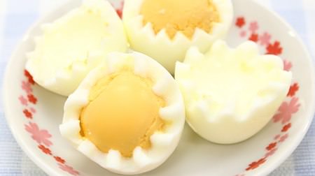 Easily decorate boiled eggs ♪ I tried Hundred yen store "flower egg colon" --What is the key to mastering the jagged cutter?