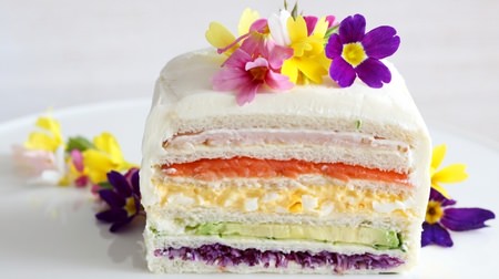 [Easter recipe] Easy but fashionable! I made a rainbow sandwich cake