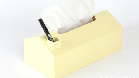Tissue case "Memoru" that allows you to take notes repeatedly--For quick notes and message boards