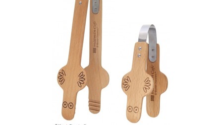 Hattifattener's tongs are cute! Natural wooden kitchen series in Moomin shop