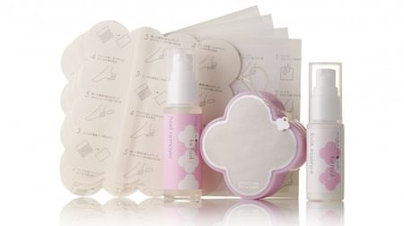 Aim for shiny heels! Limited foot care kit that softens, sharpens, moisturizes and polishes