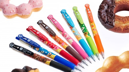 The scent of that popular donut? A collaboration ballpoint pen between Mister Donut and "Sarasa Clip" is now available