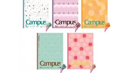 Campus notebook in collaboration with Thirty One is back! Cute design inspired by popular ice cream